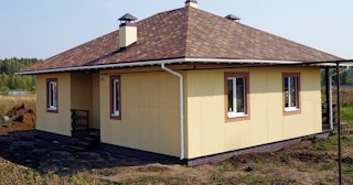Одноэтажный дом из панелей под ключ в Хабаровске - Проект Строй Монтаж от 134251 рублей